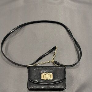 GUC black small crossbody.
